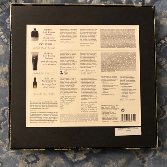Oribe Gold Lust Hair Care Trio - Black and Gold - Picture 4 of 4